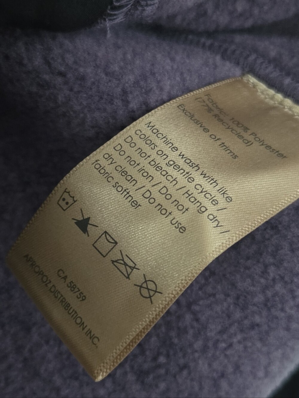 Indyeva Sleeveless Turtleneck Pullover Sweater Vest in Purple - Picture 5 of 5